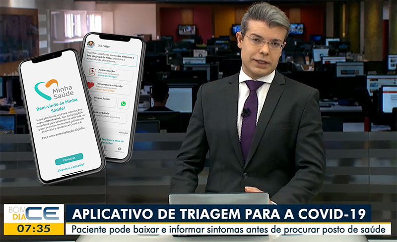 reportagem app minha saude