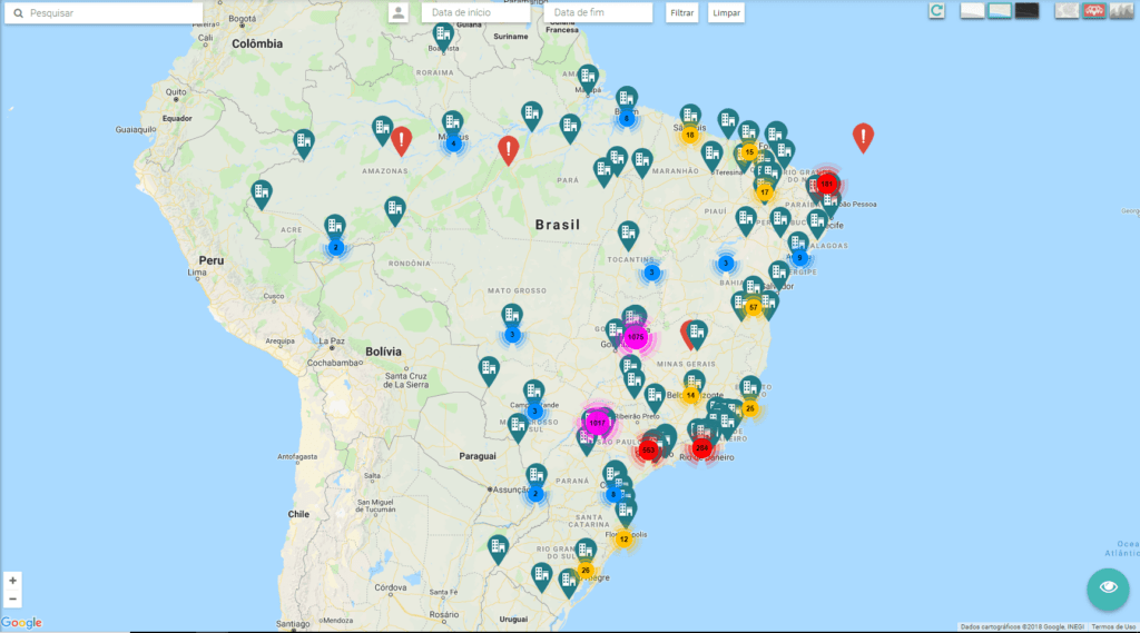 Mapa Combate Aedes